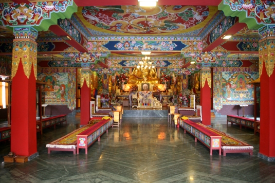 Sublime temple de Khamtu Rinpotché